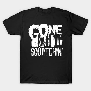 Gone Squatching Funny Big Foot T-Shirt